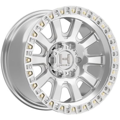 17x9 Hostile H138 Crawler Machined Wheel 6x135 (0mm)