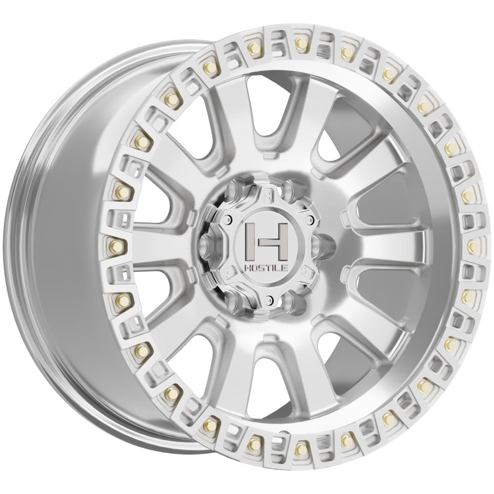 17x9 Hostile H138 Crawler Machined Wheel 6x135 (0mm)