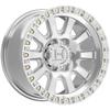 17x9 Hostile H138 Crawler Machined Wheel 6x135 (0mm) view 1