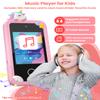 Kids Smart Phone for Girls with Holographic Pyramid, 32G Card Christmas Birthday Gifts for Age 3-10 Kids Toys Cell Phone, 2.8" Touchscreen Toddler Learning Play Toy, Dual Camera, Music Player (Pink) view 3