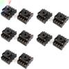 POWTAXBJGD Relays Relay 10pcs PF113A 11-Pin 11P DIN Rail Mount Relay Base for JTX-3C view 1