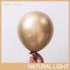 PartyWoo Metallic Gold Balloons 100pcs 12 Inch Chrome Gold Latex Helium Balloons for Wedding Christmas Birthday Graduation Baby Shower Retirement Bachelorette Tea Party Decorations Gold-G127 view 2