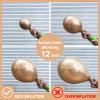 PartyWoo Metallic Gold Balloons 100pcs 12 Inch Chrome Gold Latex Helium Balloons for Wedding Christmas Birthday Graduation Baby Shower Retirement Bachelorette Tea Party Decorations Gold-G127 view 3
