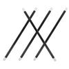 Abaodam Plastic Ma-gic Wand 4pcs Black and White Spell Casting Stick Prop for Wizard Witch Magician Costume Accessories Party Favors, Birthday Games Kit, 25.00X1.20X1.20CM view 3