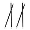 Abaodam Plastic Ma-gic Wand 4pcs Black and White Spell Casting Stick Prop for Wizard Witch Magician Costume Accessories Party Favors, Birthday Games Kit, 25.00X1.20X1.20CM view 4