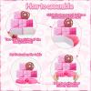 12PCS Cowgirl Party Decorations Western Cowgirl Honeycomb Centerpieces for Tables Lets Go Girls Party Decor for Birthday Baby Shower Supplies view 4