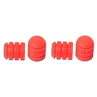 VERBANA Multi-axis Drone Landing Skid Anti-Vibration Rubber Shockproof Damper Kit for Multi-axis Drone Spare Part (Color : Red 4PCS)