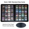 Rieton 16 Pocket 1408 Pockets Card Binder, Large Ringless Side Loading Pockets Trading Card Album Folder for TCG view 2