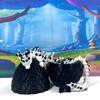 3D Printed Dragon with Egg, Articulated 12" White and Black Cherry Blossom Dragon, Fidget Sensory Toy, Flexible ADHD, Autism, Relief Anxiety D030-BLK view 4