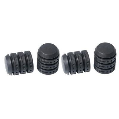 VERBANA Multi-axis Drone Landing Skid Anti-Vibration Rubber Shockproof Damper Kit for Multi-axis Drone Spare Part (Color : Black 4PCS)