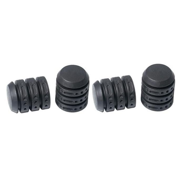 VERBANA Multi-axis Drone Landing Skid Anti-Vibration Rubber Shockproof Damper Kit for Multi-axis Drone Spare Part (Color : Black 4PCS)