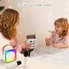 JYNSROU Mini Karaoke Machine with 2 Wireless Microphones, Portable Karaoke Machine with Bluetooth Speaker, Kids Karaoke Machine Toys Gifts for Girls 4,5,6,7,8,9,10 +Year Old Christmas Birthday (Beige) view 3