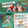 9.9x6.6Ft Double Layer Climbing Cargo Net - Kids Playground Safety Net for Treehouse, Backyard Outdoor Adventure Accessories view 2