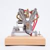 Internal Combustion Gasolin Engine, Hoglet OHV V-Twin Four-Stroke Gasoline Engine Mini Retro Motorcycle Engine Model with Pedal Start, Internal Combustion Engine Physical Toys for Adults view 4
