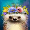 35 Piece Puzzles Hedgehog with Garland Home Decor & Valentines Day Decorations - More Difficult Challenge Puzzles (Wooden Puzzles includes Beautiful Gift Box) for All Adult Beginners view 1