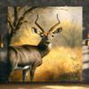 35 Pieces Puzzle for Adults Antelope in The Sunset - Safe Wooden, Hi-Definition Printing Beautiful Drawings,Christmas Winter for Bedroom Decor Family Holidays, Elevate Yourself Gift Decor view 1