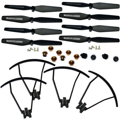 Accessories Spare Parts Propeller Blade Guard Protection Motor Gear/Fit for VISUO XS812 XS809S XS809W XS809HW XS816 Drone Quadcopter (Color : SetB)