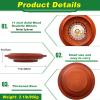 Lunmon Roulette Wheel Game Set Include 11'' Solid Wood Roulette Wheel 35 x 16 Rubber Portable Tabletop Layout Mat 100 Chips Marker Dealer Button view 3
