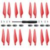 16 Pieces of Propeller/Fit for Hubsan Zino PRO Zino 2 H117S Aerial Four-axis Aircraft Accessories Remote Drone CW CCW Shovel and Cli (Color : Red) view 1