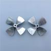 Fighting Boat Remote Control Boat Four-Blade Propeller 4mm Shaft Outer Diameter 44 55 60mm Metal Propeller High Thrust (Color : D55mm, Size : 1 Pair) view 1