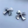 Fighting Boat Remote Control Boat Four-Blade Propeller 4mm Shaft Outer Diameter 44 55 60mm Metal Propeller High Thrust (Color : D55mm, Size : 1 Pair) view 3