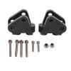 Pilipane RC Car Metal Shock Linkage Mount Front Rear Lower CNC Aluminum Upgrade Part for SCX10 II AXIAL 90047 90046 (Black) view 1