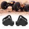 Pilipane RC Car Metal Shock Linkage Mount Front Rear Lower CNC Aluminum Upgrade Part for SCX10 II AXIAL 90047 90046 (Black) view 4