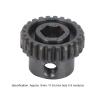 24 Tooth Pinion Gears,Cast Steel Pinion Gears,430340080024 Pinion Gears,0.3in Hex Hole 0.8 Modulus Pinion Gears,for Industrial Robot Parts view 2