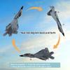 Park10 Toys RC Plane F22 Raptor Model 4CH 3D/6G RC Airplane for Adults and Beginners 2.4Ghz RC Jet with LED Light Ready to Fly Outdoor Remote Control Airplane with 2 Batteries view 4