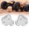 Pilipane RC Car Metal Shock Linkage Mount Front Rear Lower CNC Aluminum Upgrade Part for SCX10 II AXIAL 90047 90046 (Silver) view 4
