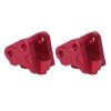 Pilipane RC Car Metal Shock Linkage Mount Front Rear Lower CNC Aluminum Upgrade Part for SCX10 II AXIAL 90047 90046 (red) view 3