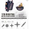 CHICHIYANG 1/18 S0017M 17g Metal Gear Servo Spare Part for RC Car/Boat/Drone view 4