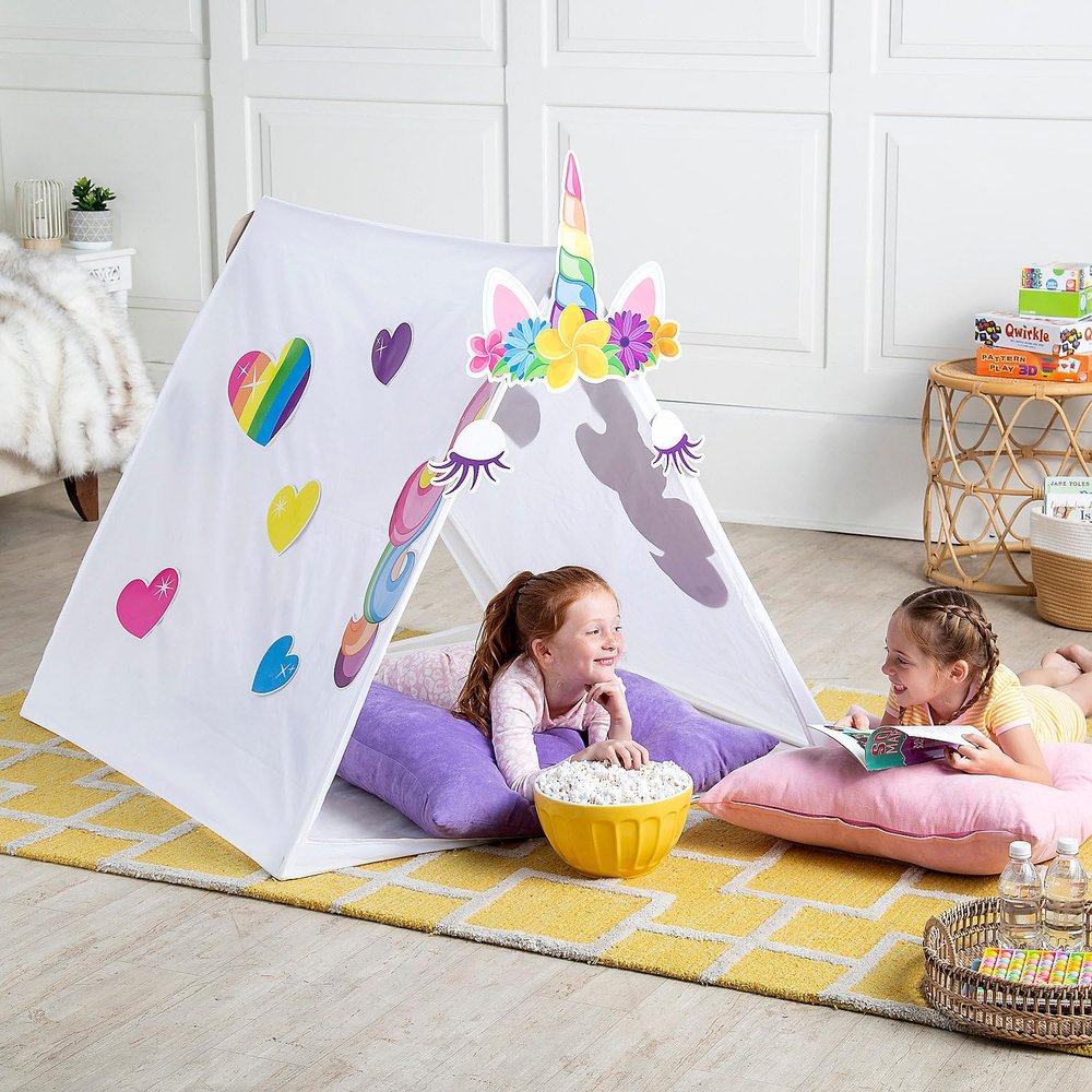 Fun Express Unicorn Sleepover Tent Kit Assortments May Vary