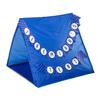 Fun Express Personalized Pennant Banner with Blue Sleepover Tent view 1