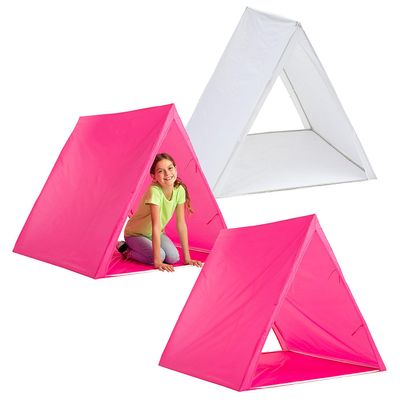 Fun Express Set of Sleepover Tents Kit Pink & White - 3 Pieces