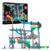 Discovery Marble Run Race Track  92-Piece Light-Up Marble Maze Construction Set| LED Marbles| STEM Learning Activity| Sensory Toy Building Kit| Educational Physics & Engineering Toy for Kids Ages 6+ view 1