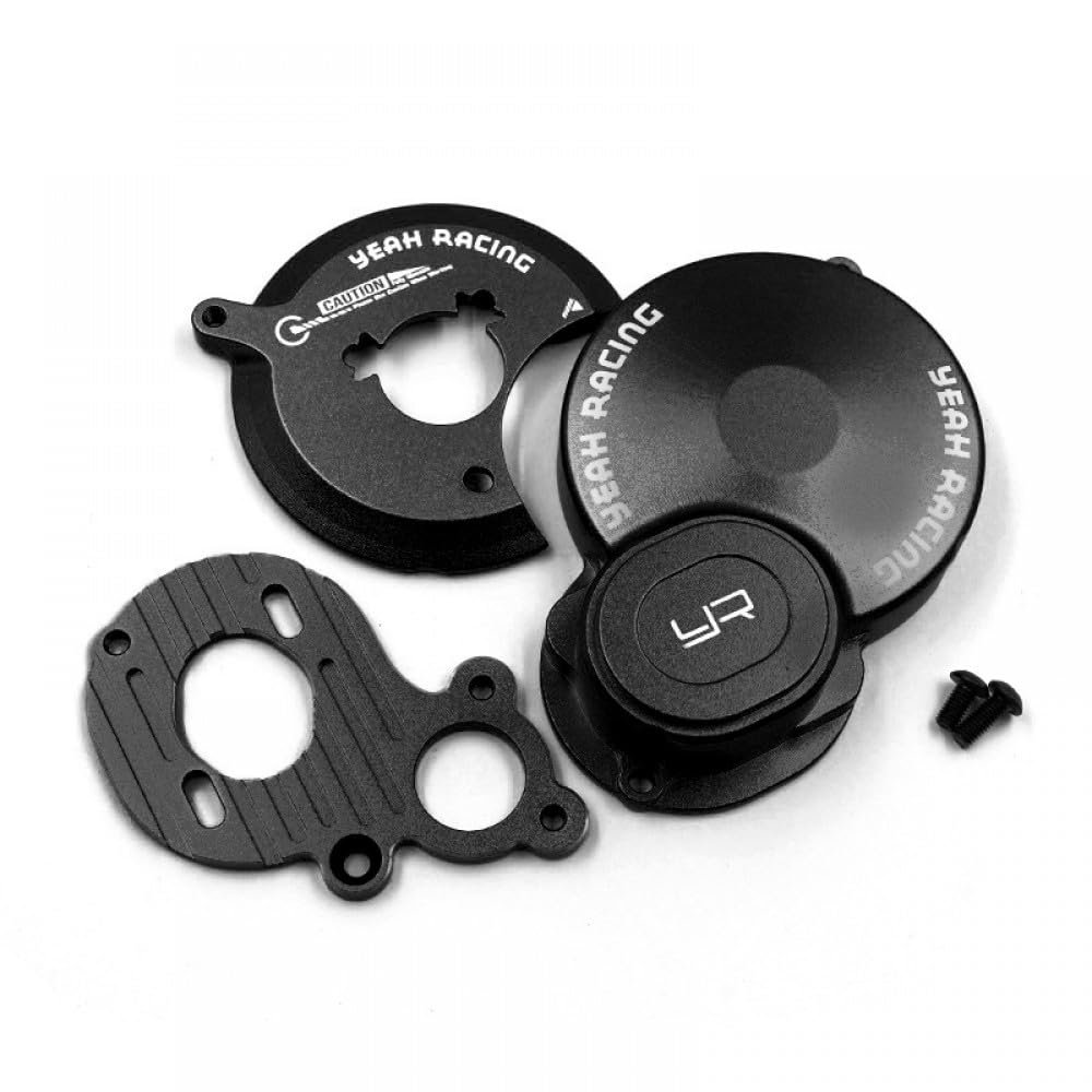 Yeah Racing TABB-010BK Aluminum Gear Cover w/Motor Mount for Tamiya BBX (BB-01)