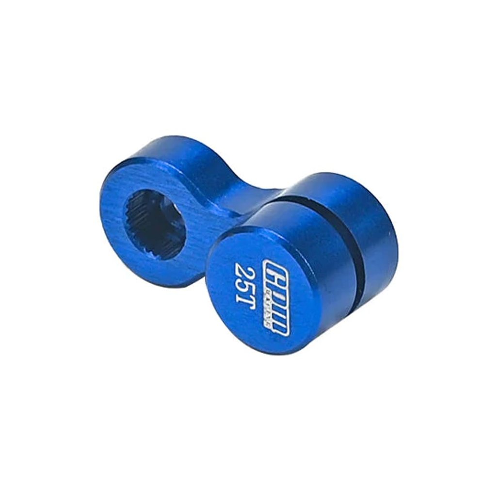 GPM Aluminum 7075 Brake Caliper Servo Arm 25T for Losi 1/4 Promoto MX Motorcycle (Blue)