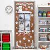 Fun Express Red & Green Christmas Door Decorating Kit - Festive Holiday Decor for Christmas Parties Family Gatherings Holiday Events & Seasonal Celebrations - Includes Ornaments Stickers - 34 Pieces view 1