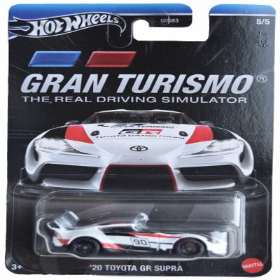 Matchbox Hot Wheels '20 Toyota GR Supra, The Real Driving Simulator 5/5 [White]