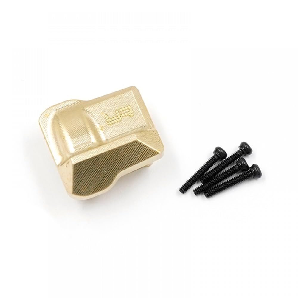 Yeah Racing TR4M-001GD Brass Front/Rear Diff Cover 13g for Traxxas TRX-4M