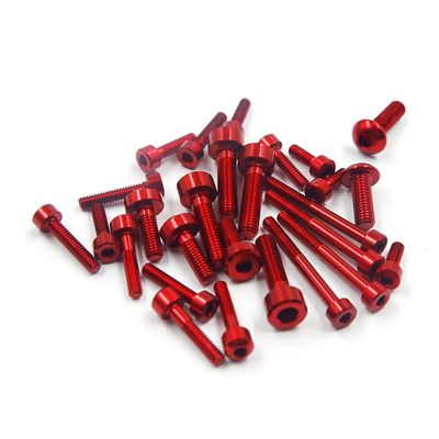 Yeah Racing YA-0734RD Aluminum Screws Set Red for Futaba 10PX Transmitter
