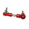 CVNKTYB Steering Linkage Servo Link Pull Rod Steering Servo Arm 1/5 HPI Fit for ROFUN Fit for ROVAN KM Baja 5B 5T 5SC Fit for Losi 5Ive T Rc Car Parts Direction Pull Rod Steering Pull, Orange view 3