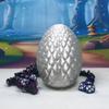 3D Printed Mushroom Dragon with Dragon Egg, Articulated Dragon, 12" Red Blue Green Mushroom Dragon, Fidget ADHD Sensory Toy D025-RGB view 3
