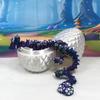 3D Printed Mushroom Dragon with Dragon Egg, Articulated Dragon, 12" Red Blue Green Mushroom Dragon, Fidget ADHD Sensory Toy D025-RGB view 4