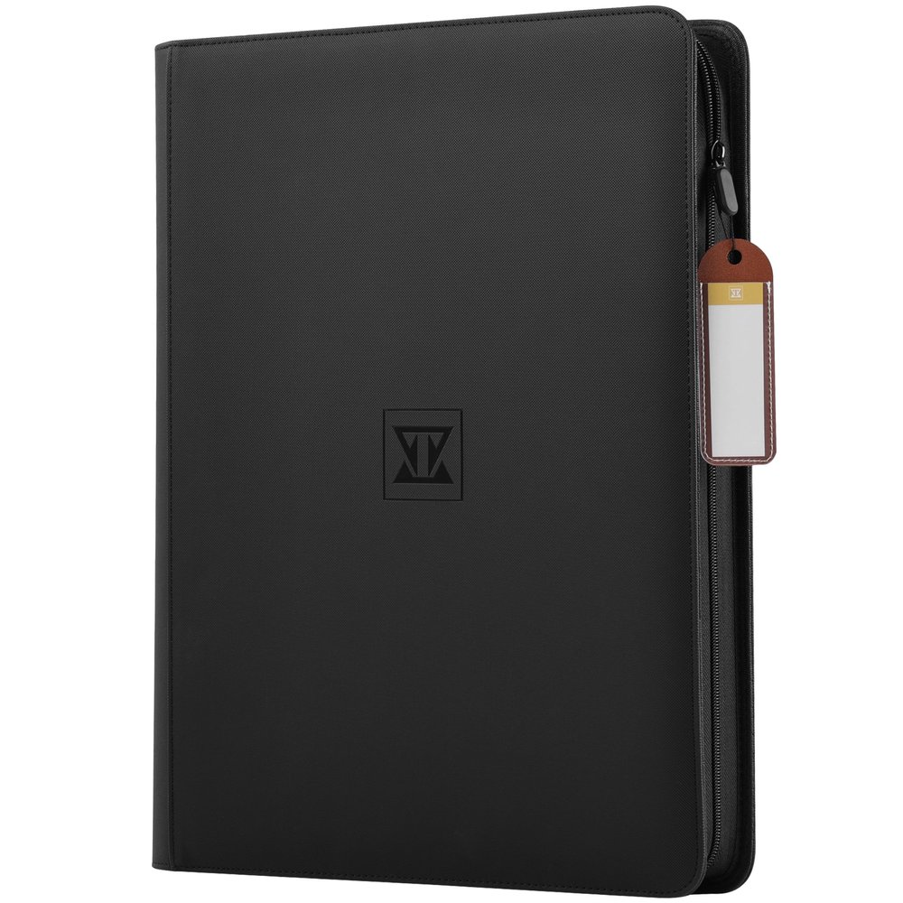 1000+ Trading Card Binder, 16 Pocket Zip Card Collection Binder Card Album Compatible with TCG, MTG, Baseball Cards, Sports Cards and More (Black)
