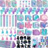 BenLouis 120Pcs Mermaid Stationery Set Party Favors for Kids view 1