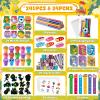 BenLouis 240Pcs Kids' Party Favors Sets Stampers Pencils Stickers School Stationery Bulk for Kids 4-8-12 Classroom Birthday Candy Goodie Bags Pinata Stuffers Rewards Gifts Supplies view 2