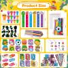 BenLouis 240Pcs Kids' Party Favors Sets Stampers Pencils Stickers School Stationery Bulk for Kids 4-8-12 Classroom Birthday Candy Goodie Bags Pinata Stuffers Rewards Gifts Supplies view 3