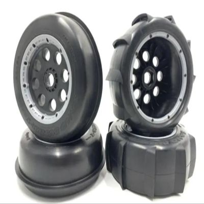 CCKALM Upgrade parts Compatible With Losi 5IVE-T 5T 2.0 1/5 5SC For Desert For Beach For TRUCK For HPI 5T 5SS For BAJAS Front/Rear Wheels/Tires